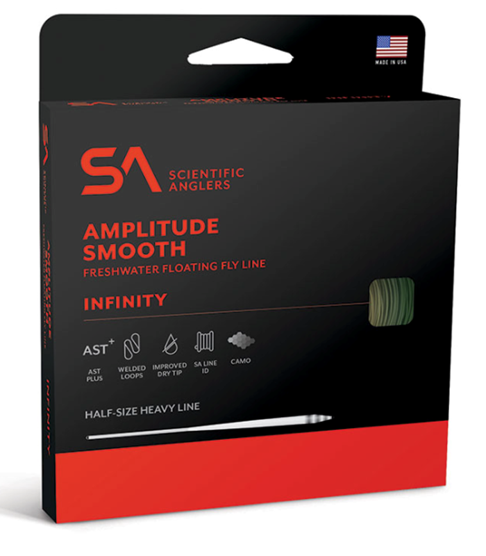 SA AMPLITUDE SMOOTH INFINITY FRESHWATER WF5F GLOW TIP SA AMPLITUDE SMOOTH INFINITY FRESHWATER WF5F GLOW TIP