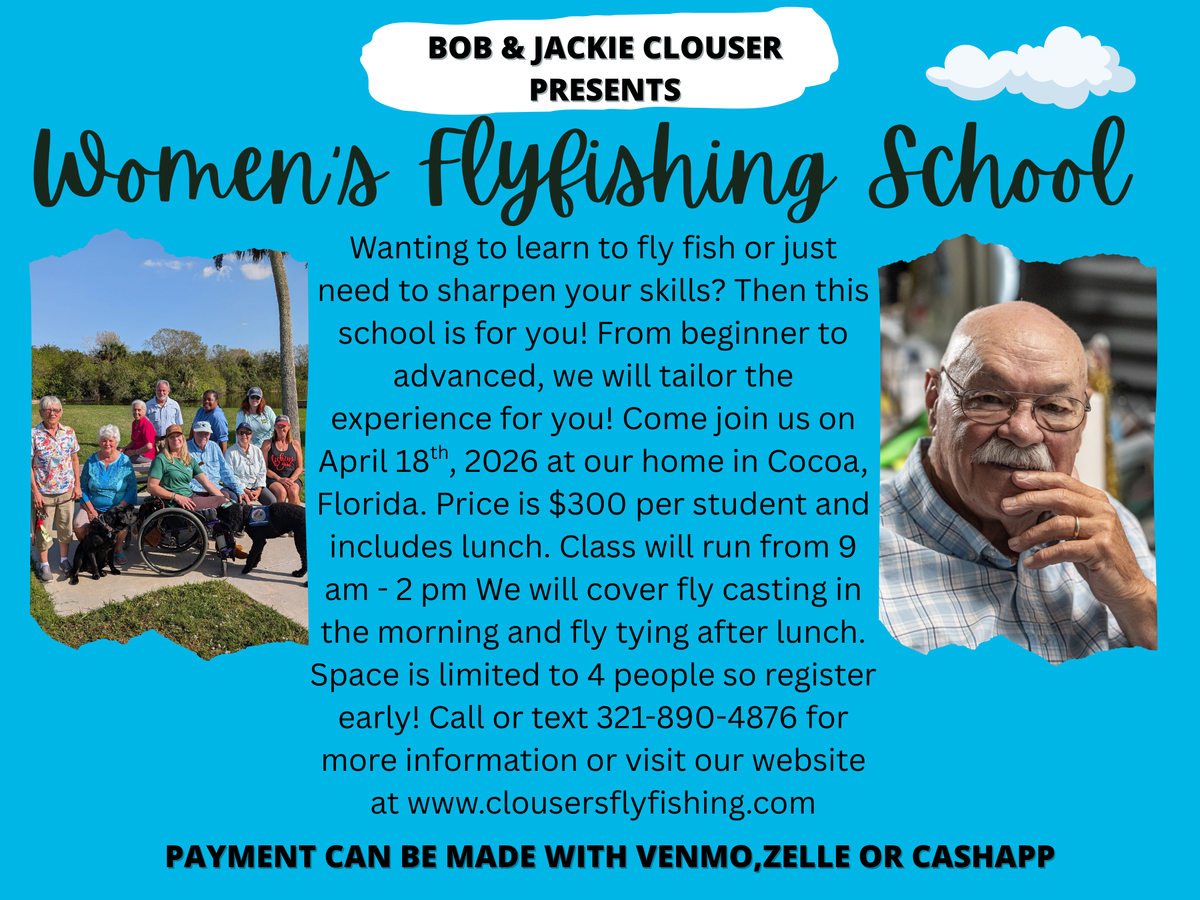 Schools & Fly Tying Classes – Clouser's Fly Shop