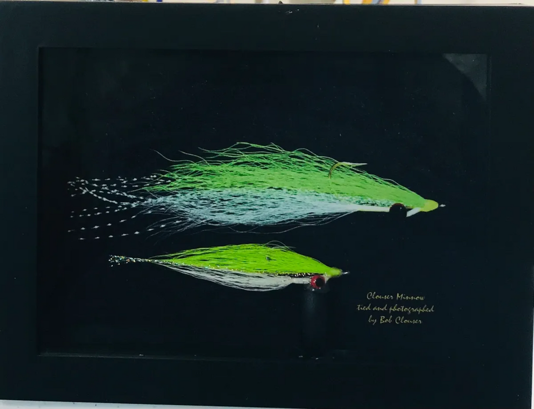 Flies Hand Tied by Bob Clouser with Autographed Card (Certificate of Authenticity)