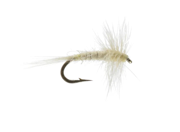 cream fishing lures Midge Dry Fly - Dozen