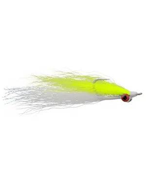 Clouser Deep Minnow (Big Game) with Chartreuse Eyes Black Pupil