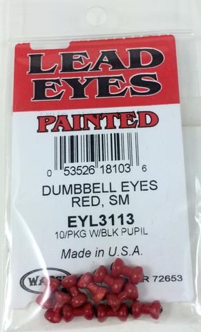 Dumbell Painted Lead Eyes