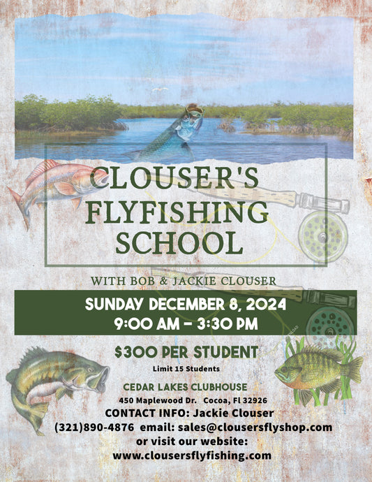 Clouser's Flyfishing December 8th, 2024