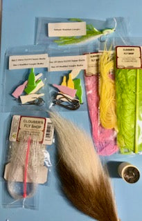 Gurgler Tying Kit (Light Color Kit) Size 1/0 & 2