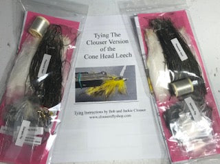 Conehead Leech Tying Kit