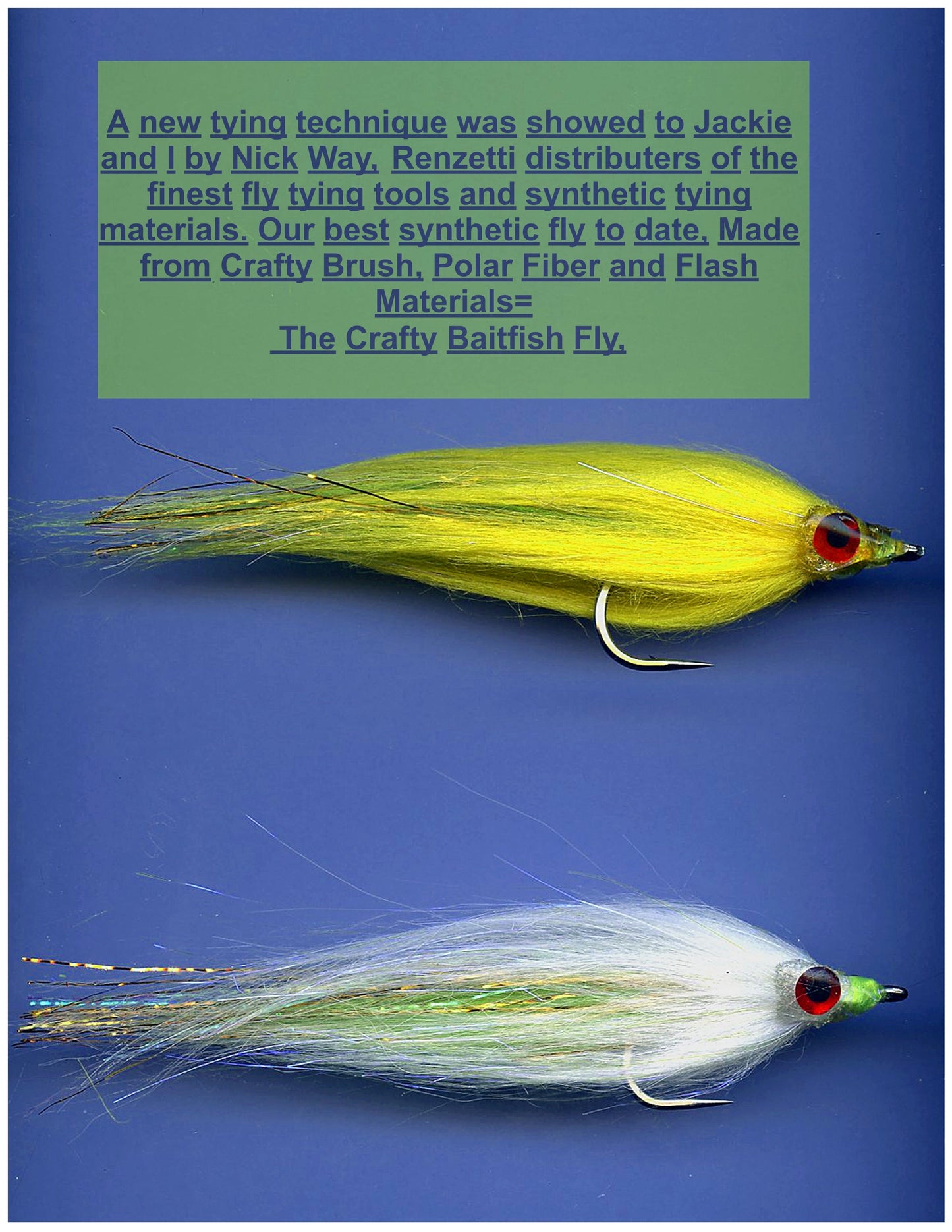 Crafty Baitfish Fly