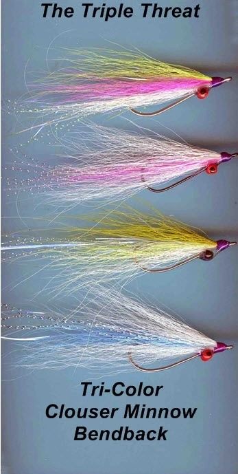 Clouser's Triple Threat Bendbacks