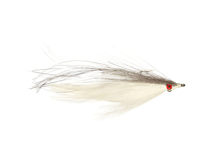 Clouser Half &amp; Half empatado por Bob Clouser con tarjeta autografiada