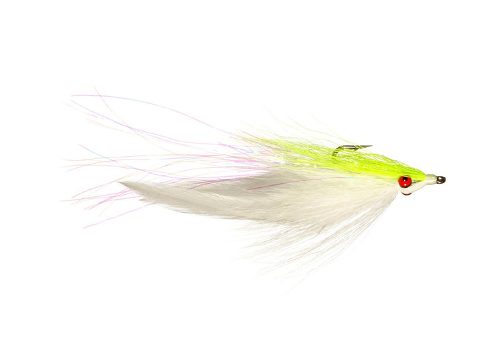 Clouser Half &amp; Half empatado por Bob Clouser con tarjeta autografiada