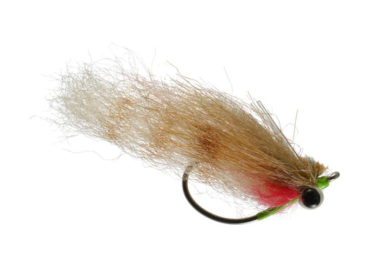 Flats Fly - Tan/Chartreuse